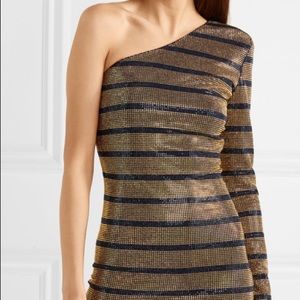 Balmain mini half shoulder dress